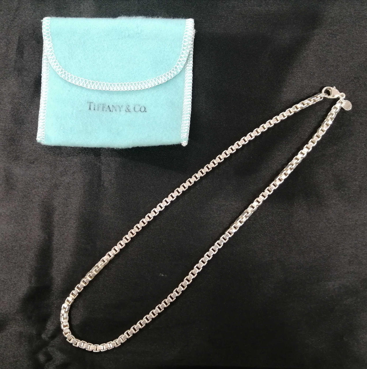 Tiffany & Co. ティファニー　ベネチアン　ネックレス46cm Tiffany & Co. ティファニー ベネチアンネックレス 46センチ 1230