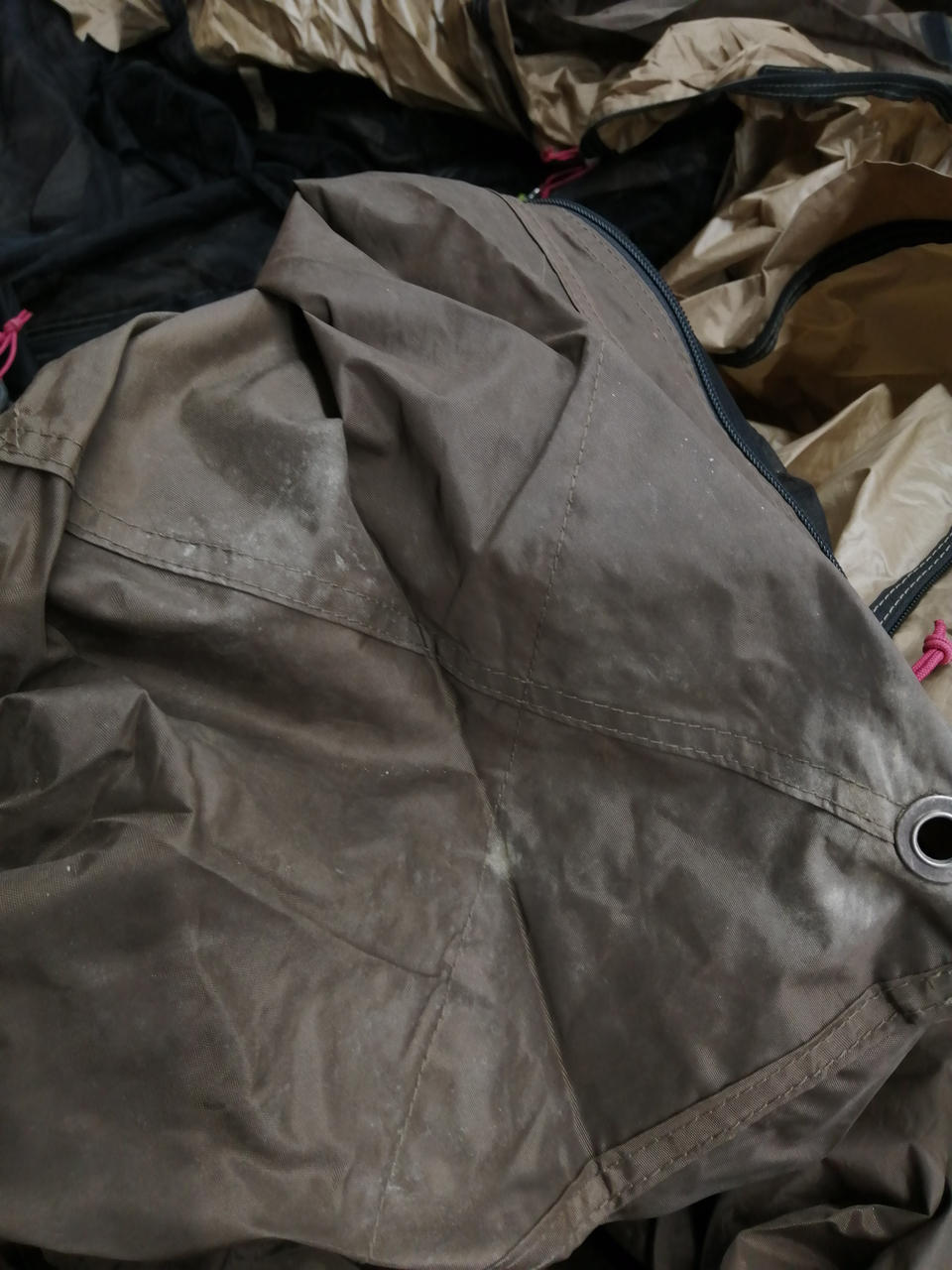 ポール部分の汚れです