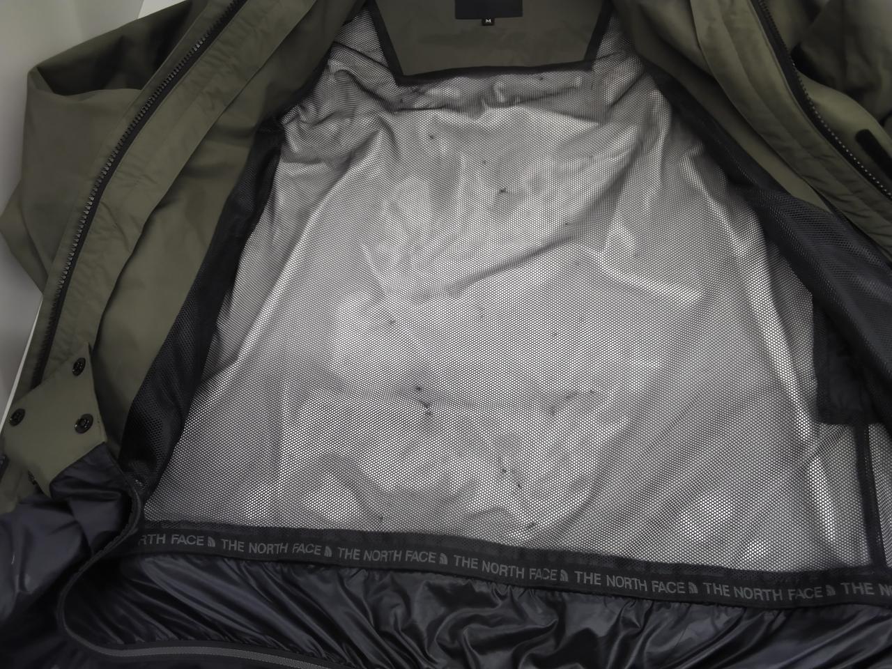 メッシュ部分糸がつられている箇所複数あり