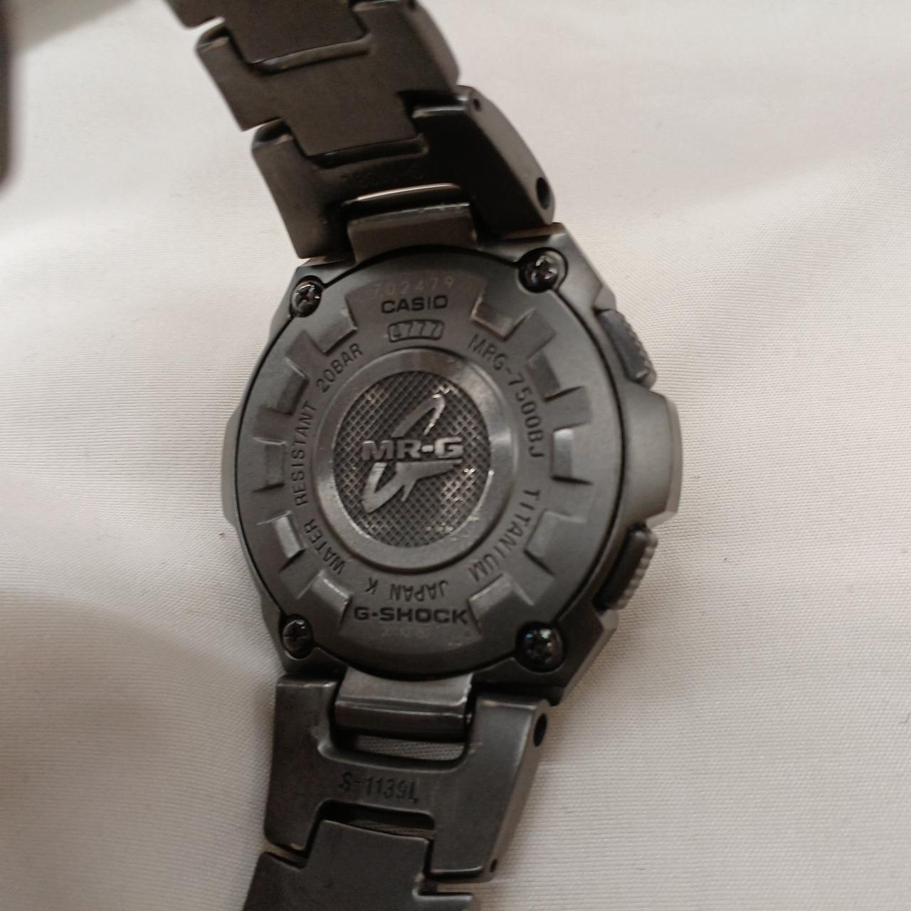 カシオ CASIO MRG-7500BJ Gショック ソーラー電波 メンズ箱付き_890363