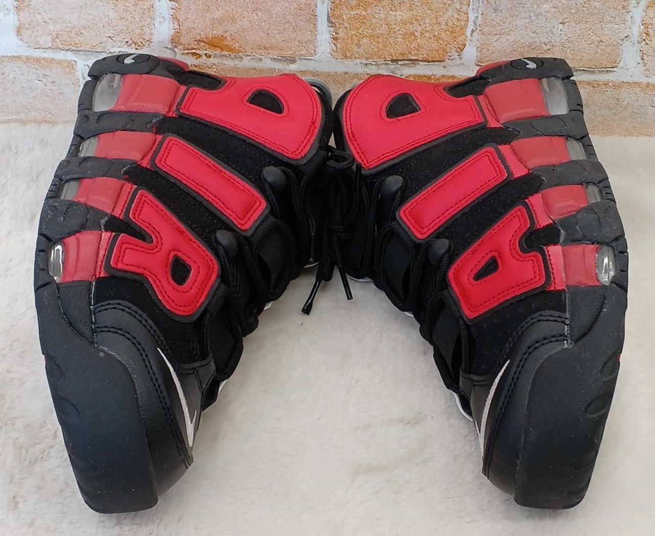【超美品】Nike Air More Uptempo’96黒/赤（箱無し） AIR MORE UPTEMPO 96 モアテン 黒赤グラデ 新品｜Yahoo!フリマ