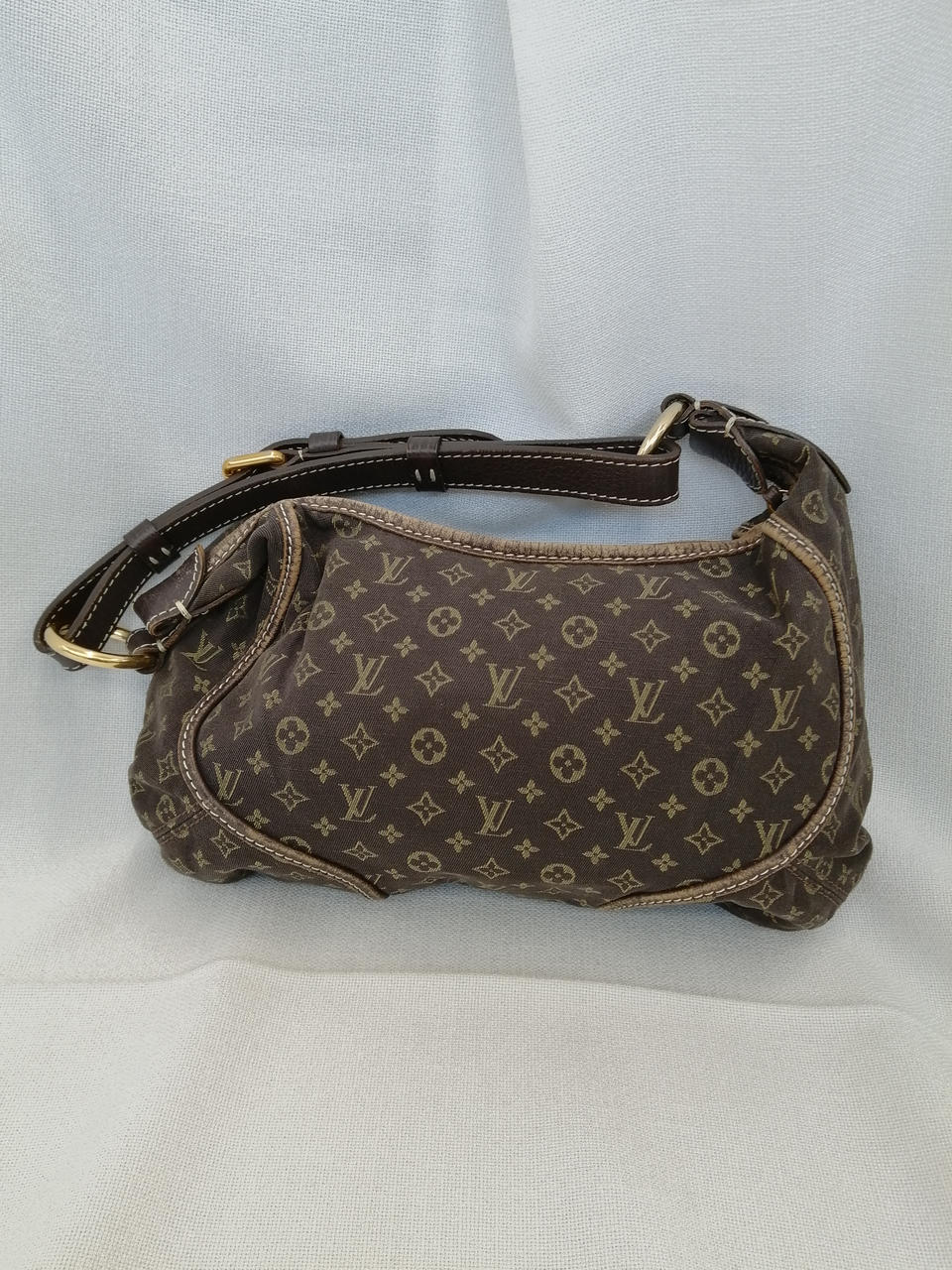 LOUISVUITTON ミニラン マノンMMブラウン モノグラムショルダーバッグ