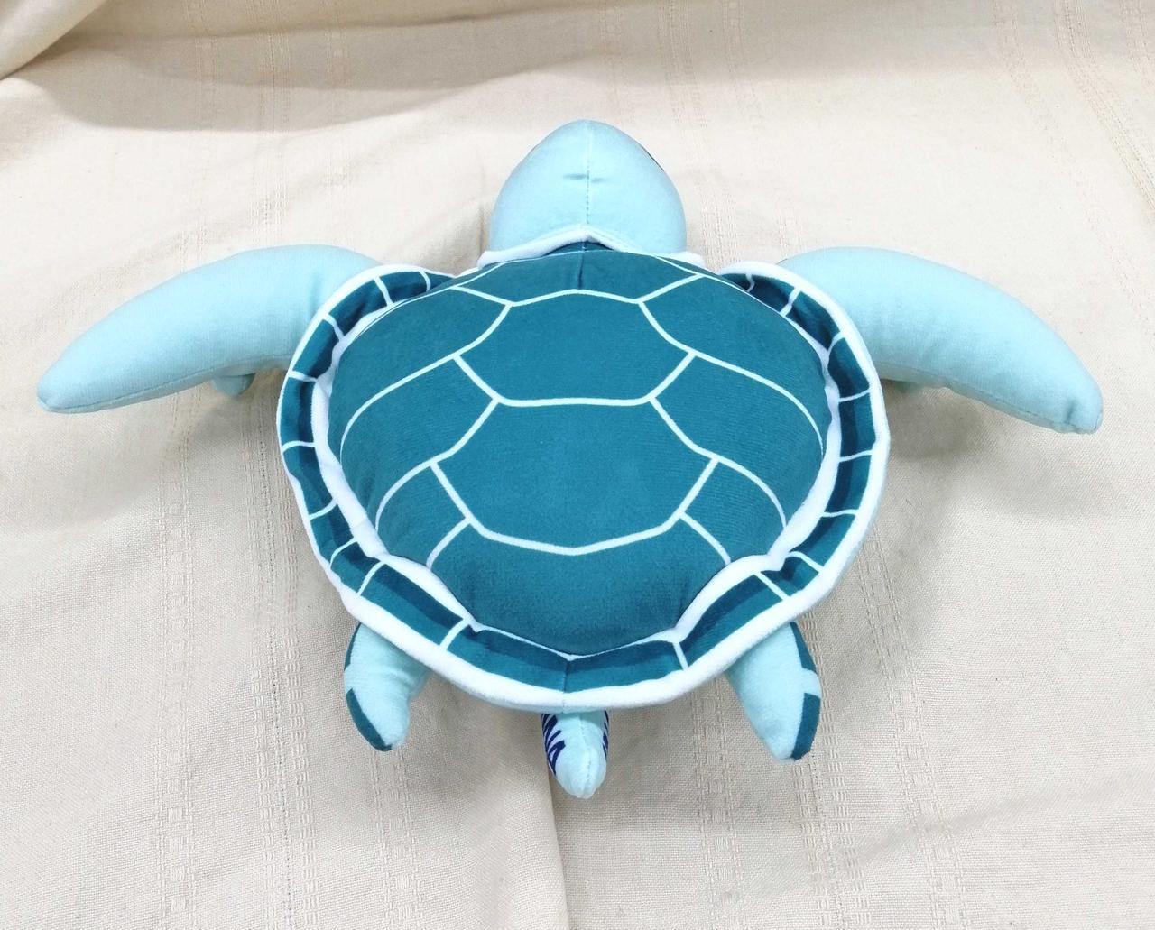 ANA HONU ぬいぐるみ 約30cm ANA、国内線機内販売「HONUぬいぐるみセット」 3号機のオレンジ