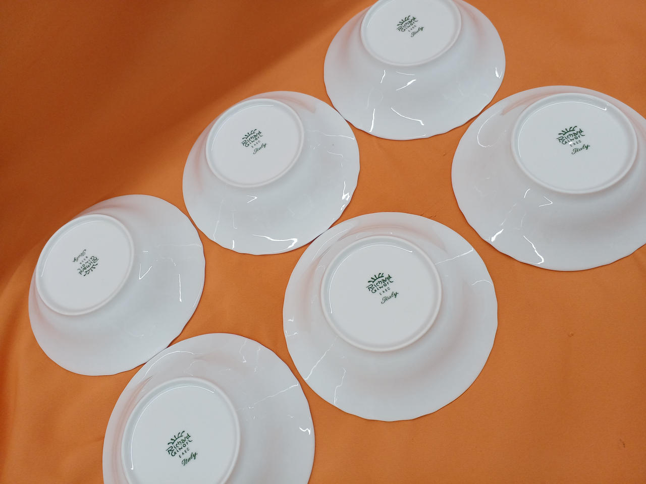 RICHARD GINORI|リチャードジノリ ベッキオホワイトフルーツソーサー6