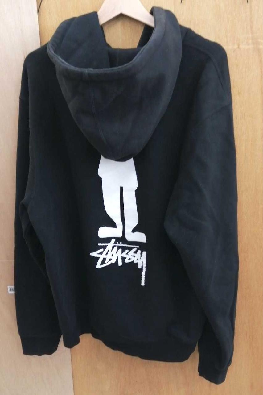 Stussy ブラック シャドーマン パーカー ステューシー パーカーシャドーマン Stussy Hoodie | Strato