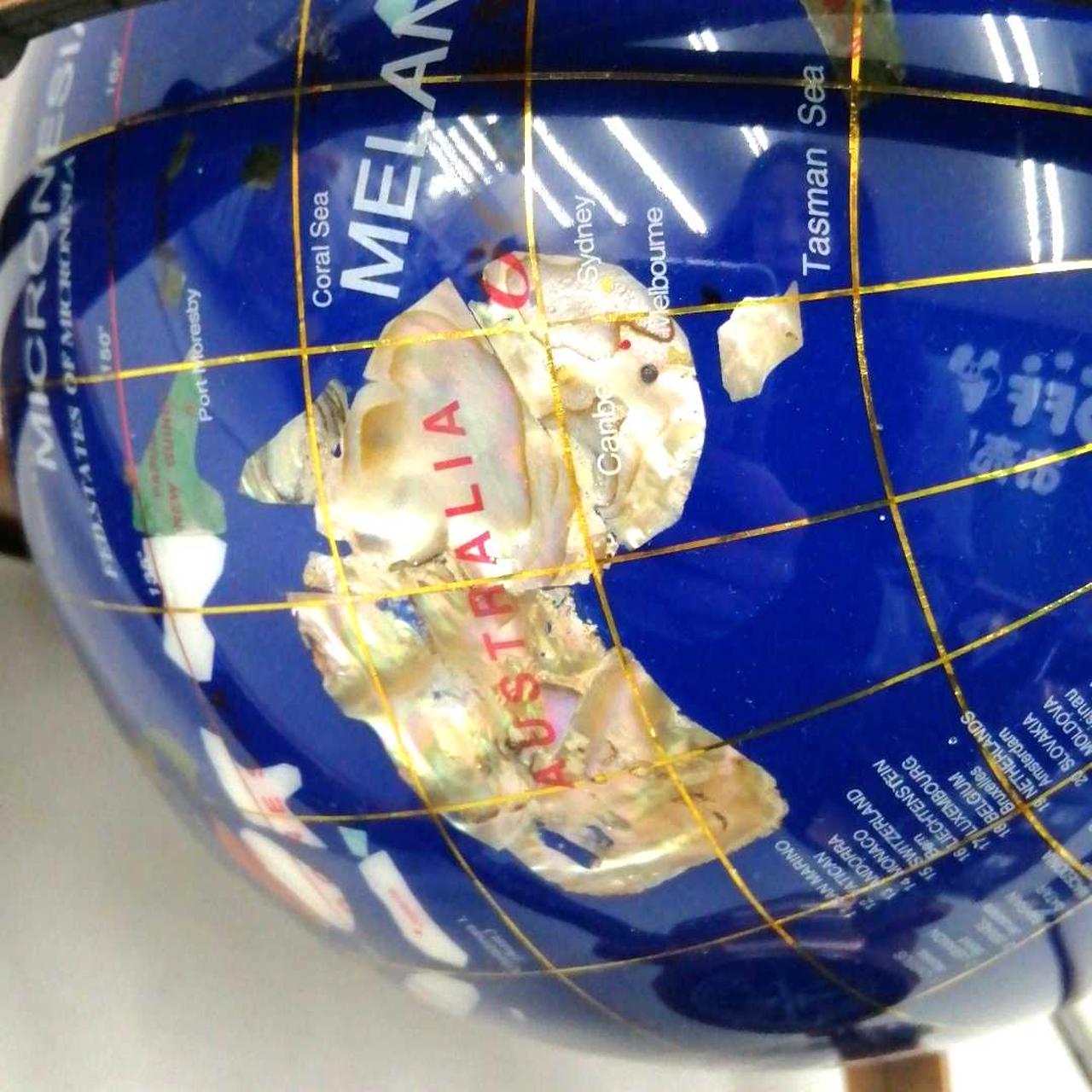 アンティーク地球儀天然石 アンティーク 天然石 地球儀|HARDOFFオフモール（オフモ