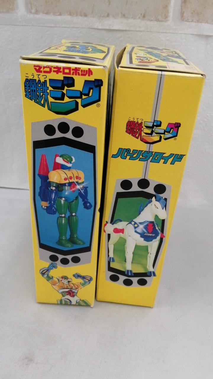 鋼鉄ジーグ パーンサロイド マグネモシリーズ 復刻版 中古品 セット マグネモ 鋼鉄ジーグ パーンサロイド復刻版 (Pantheroid) タカラ