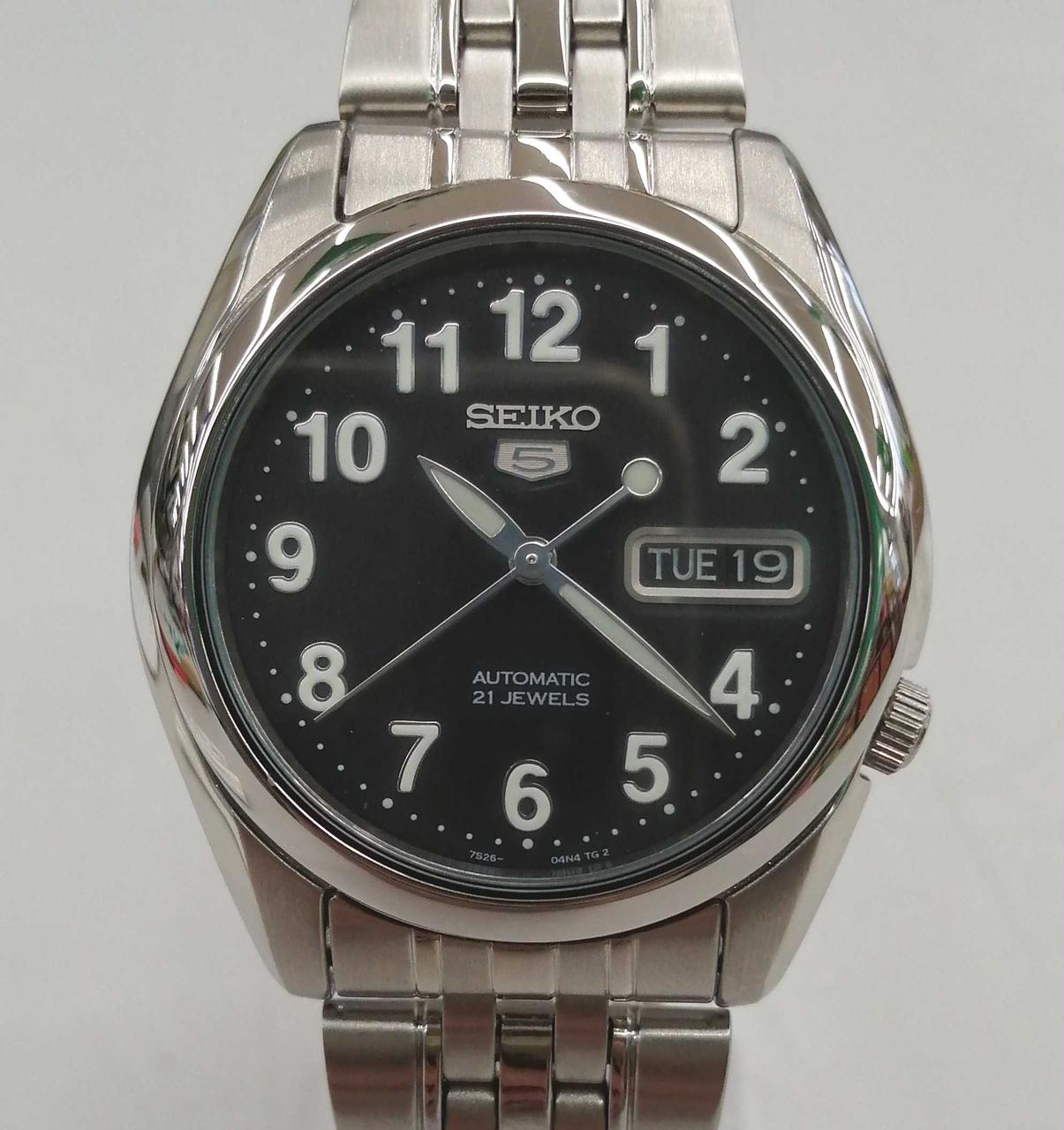 SEIKO セイコー 5ファイブ 7926-9780 自動巻き 稼働品 シルバー Seiko 5 [10年保証] セイコー SEIKO SNXS79K1 ファイブ 自動巻き