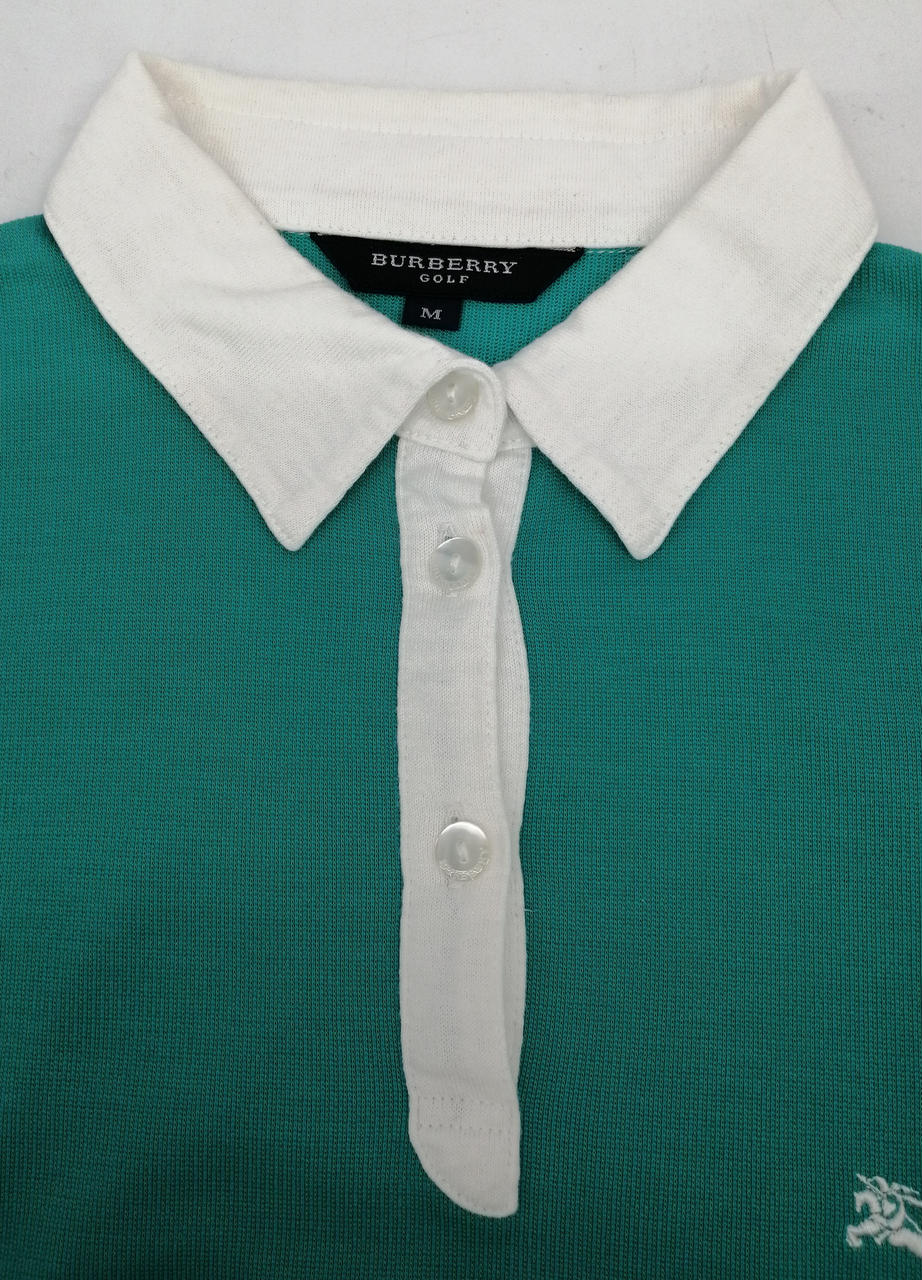 【新品未使用】BURBERRY　GOLF　長袖ポロシャツ 新品BURBERRY GOLF 長袖ポロシャツ ホワイトM〜Lサイズ - メルカリ