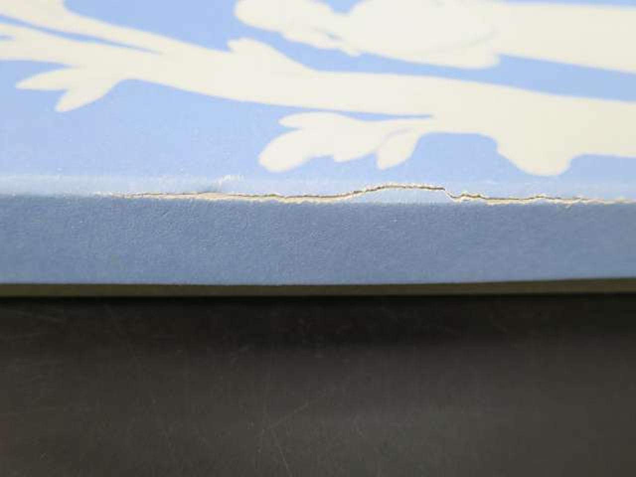 箱に破れあります。