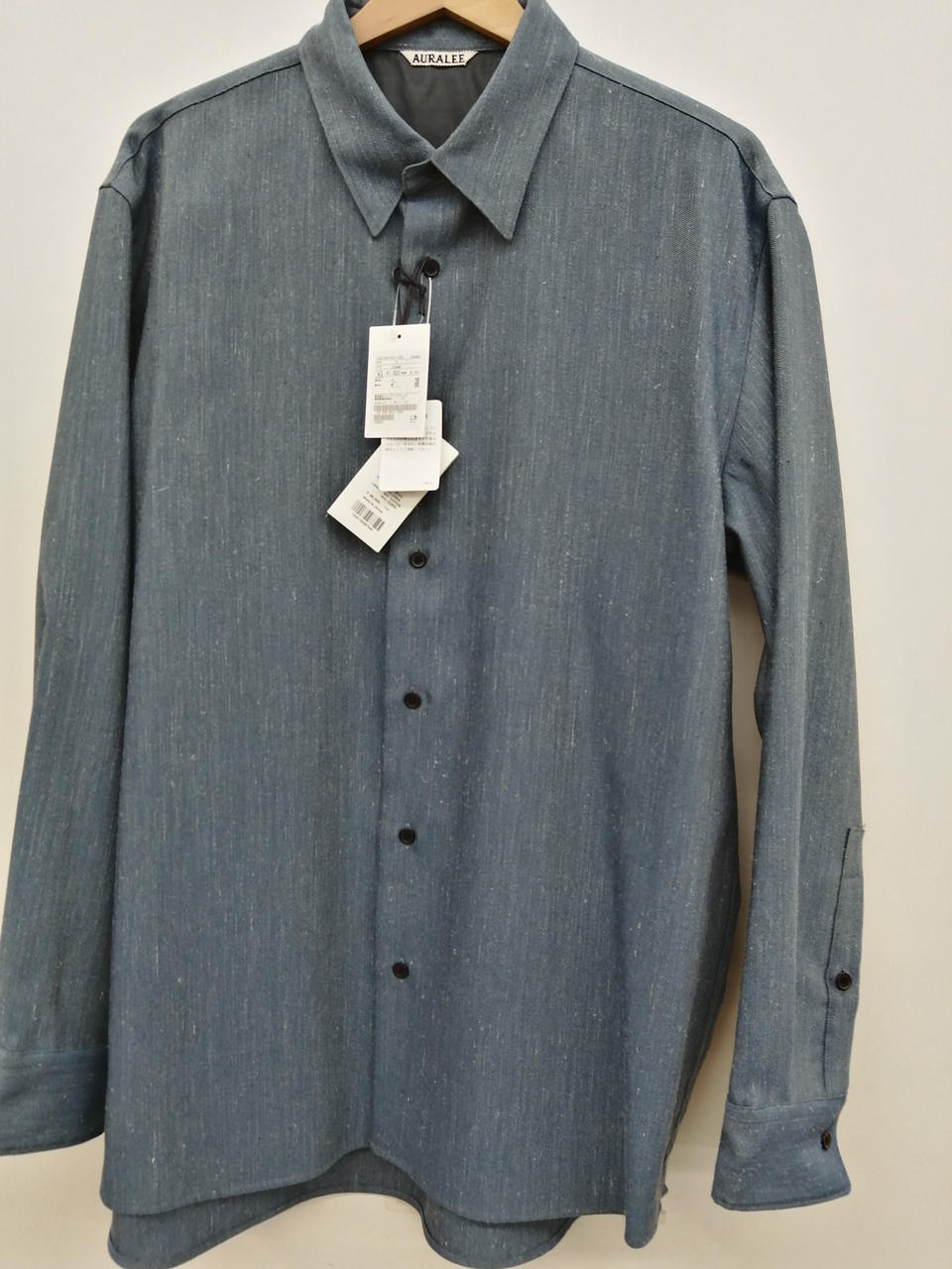 AURALEE 型番：A20AS01WL ウールリネンシャツ