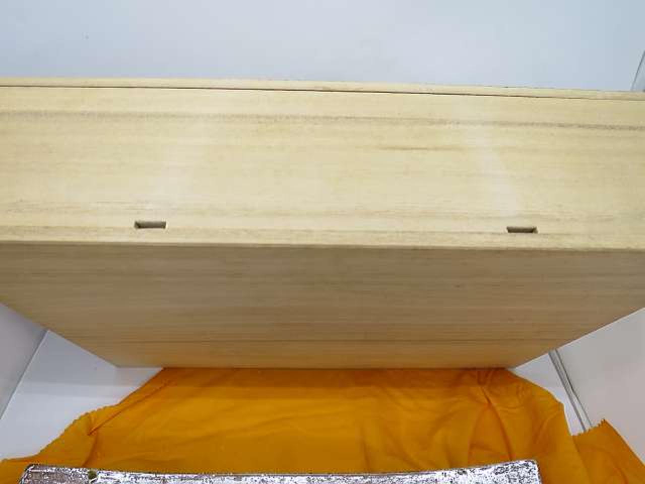 箱蓋固定の紐ありません。