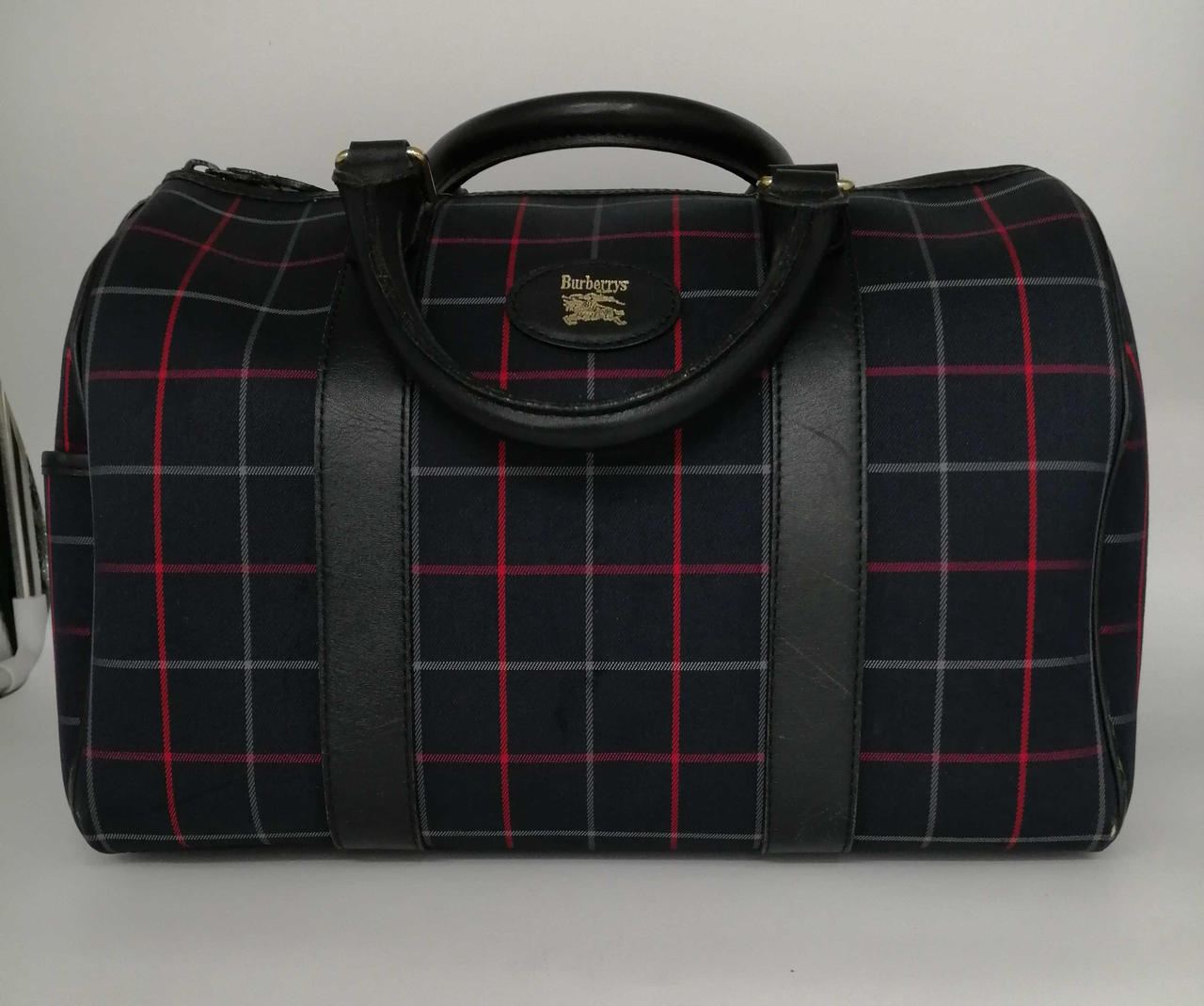 BURBERRYS|キャンバスレザーボストンバッグ|HARDOFFオフモール