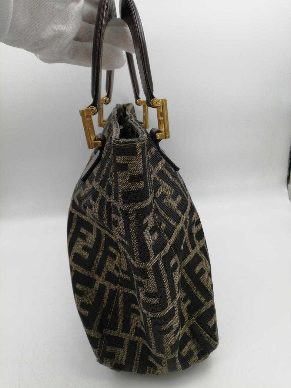 フェンディ(FENDI)|ズッカ柄ハンドバッグ|HARDOFFオフモール