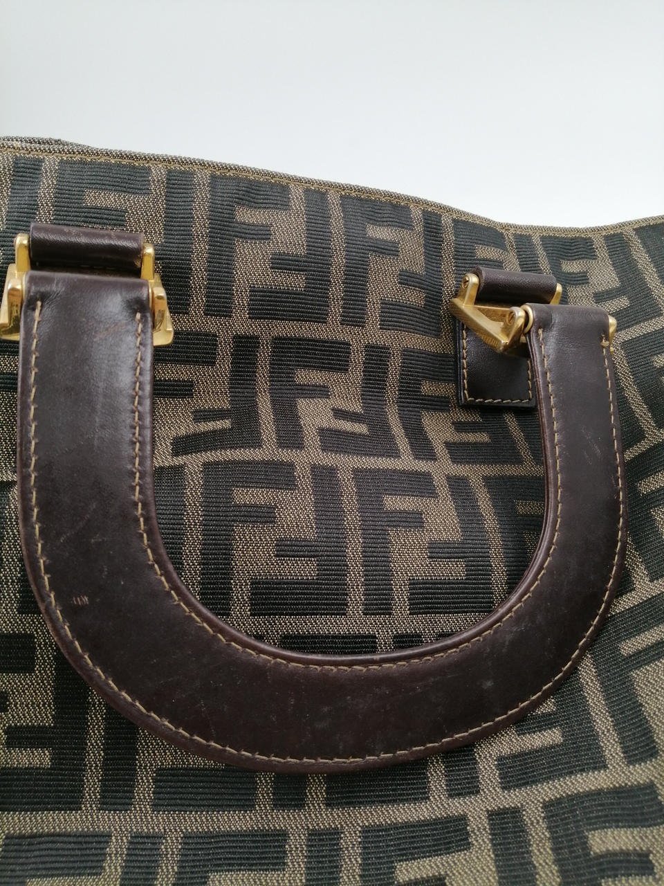 ★フェンディ ★ハンドバッグ ★ズッカ FF金具　　★激レア★美品★ フェンディ(FENDI)|ズッカ柄ハンドバッグ|HARDOFFオフモール