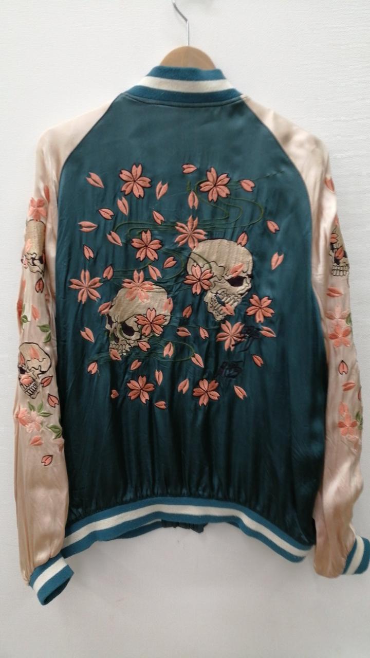 JAPANISE CLASSIC SCRIPT 型番：SIZE:L リバーシブル スカジャン