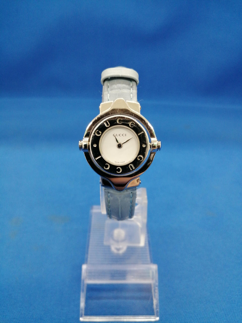 【美品】グッチ gucci 腕時計 ステンレスベルト クオーツ GUCCI グッチ レディースウォッチ 腕時計 クオーツ 9000L 白盤 【中古