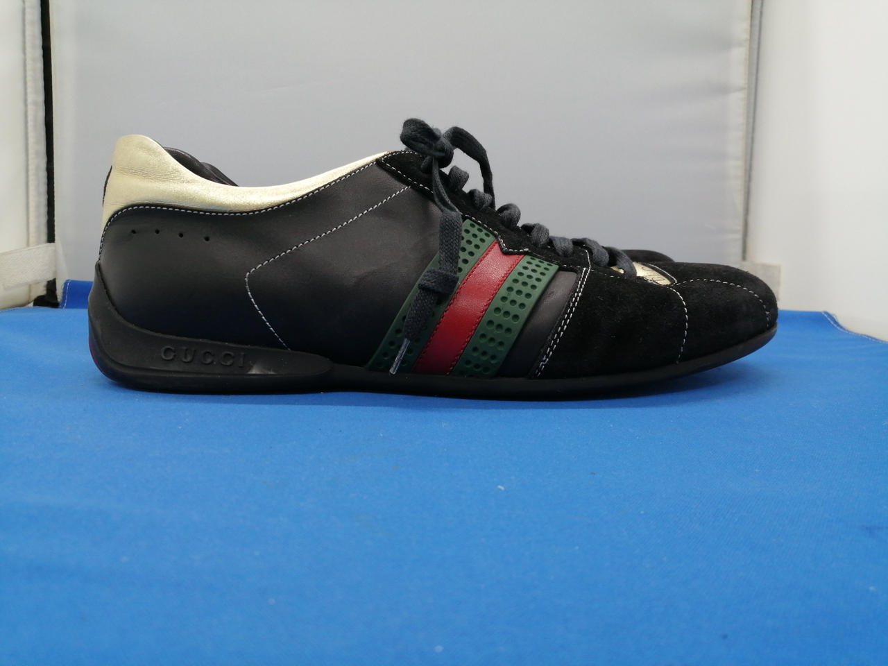GUCCI ローカットスニーカー/42/BLK/レザー/157499最終値引　！ GUCCI ローカットスニーカー/42/BLK/レザー/157499最終値引 ！