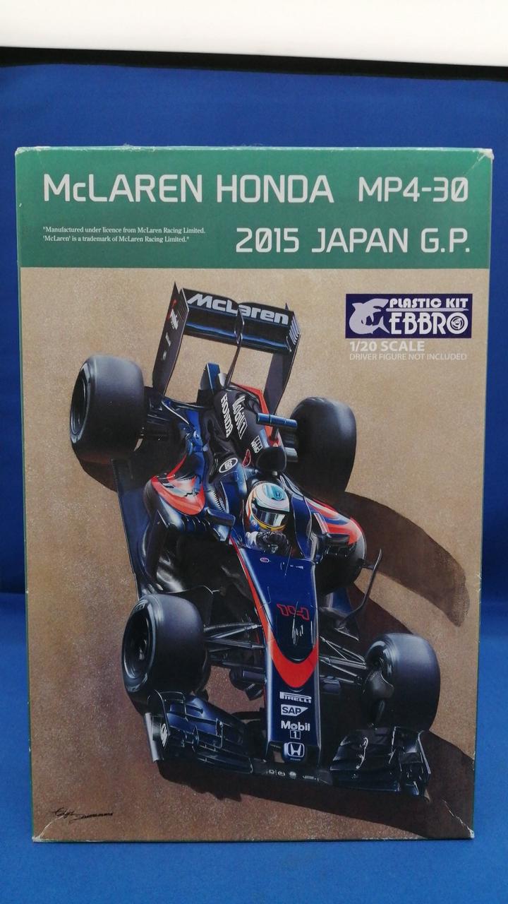 McLaren Honda MP4-30 2015 日本GP 1/20 エブロ EBBRO 1/20 kit McLaren Honda MP4-30 Japan GP Plastic Model