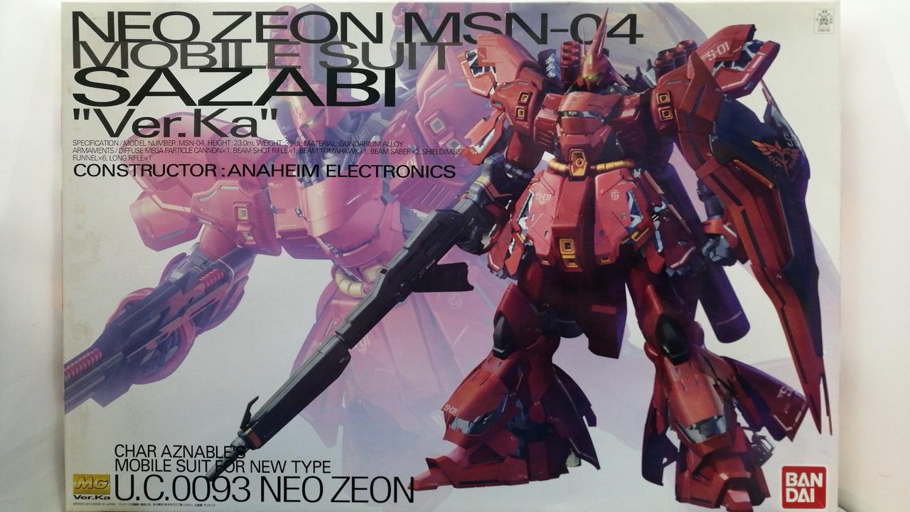 BANDAI - MG 1/100 MSN-04 サザビーVer.ka　新品未組立 MSN-04 サザビー Ver.Ka (MG) (ガンプラ) - ホビーサーチ ガンプラ他