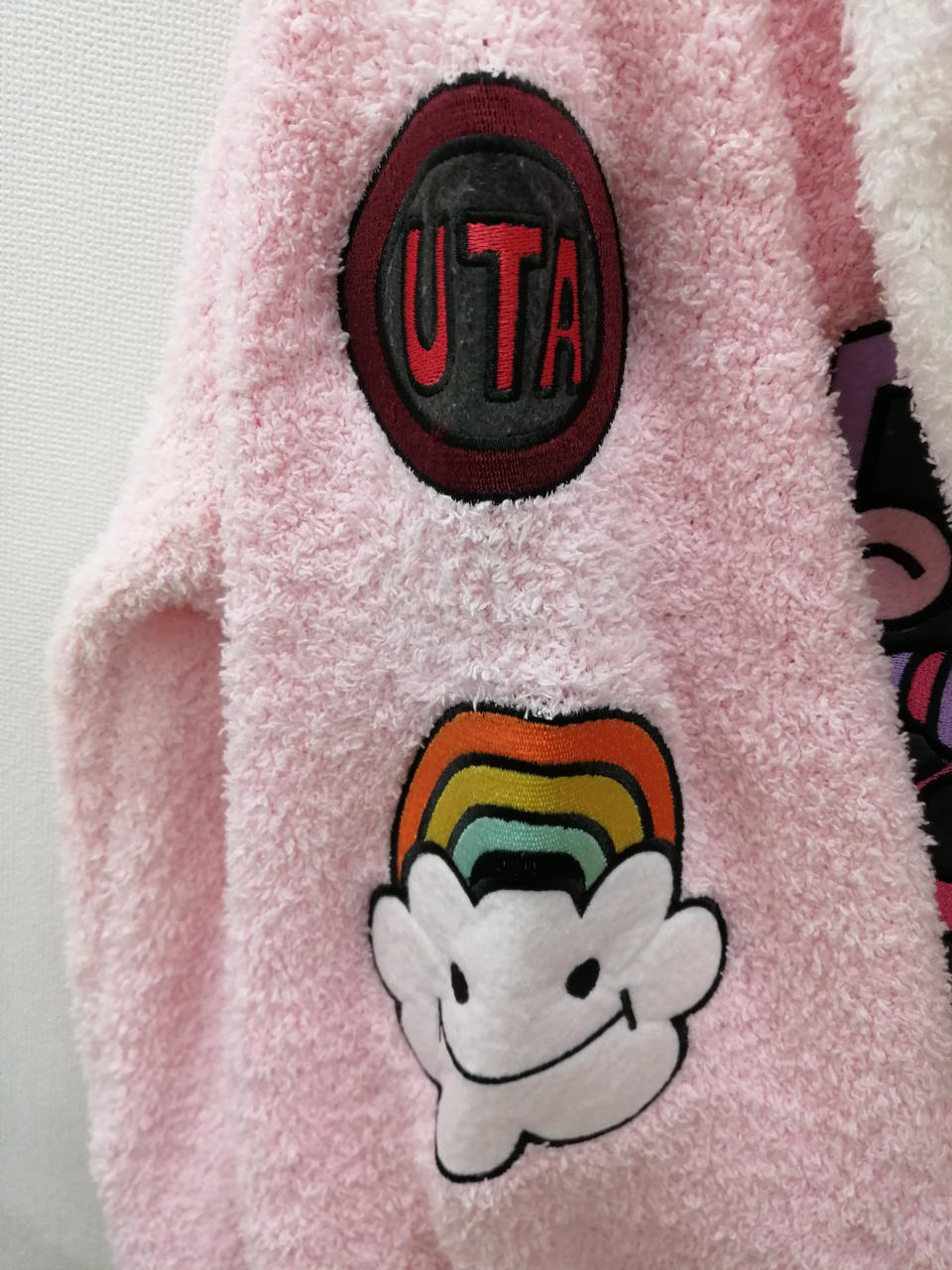 左腕側　ワッペン
※折れ目あり