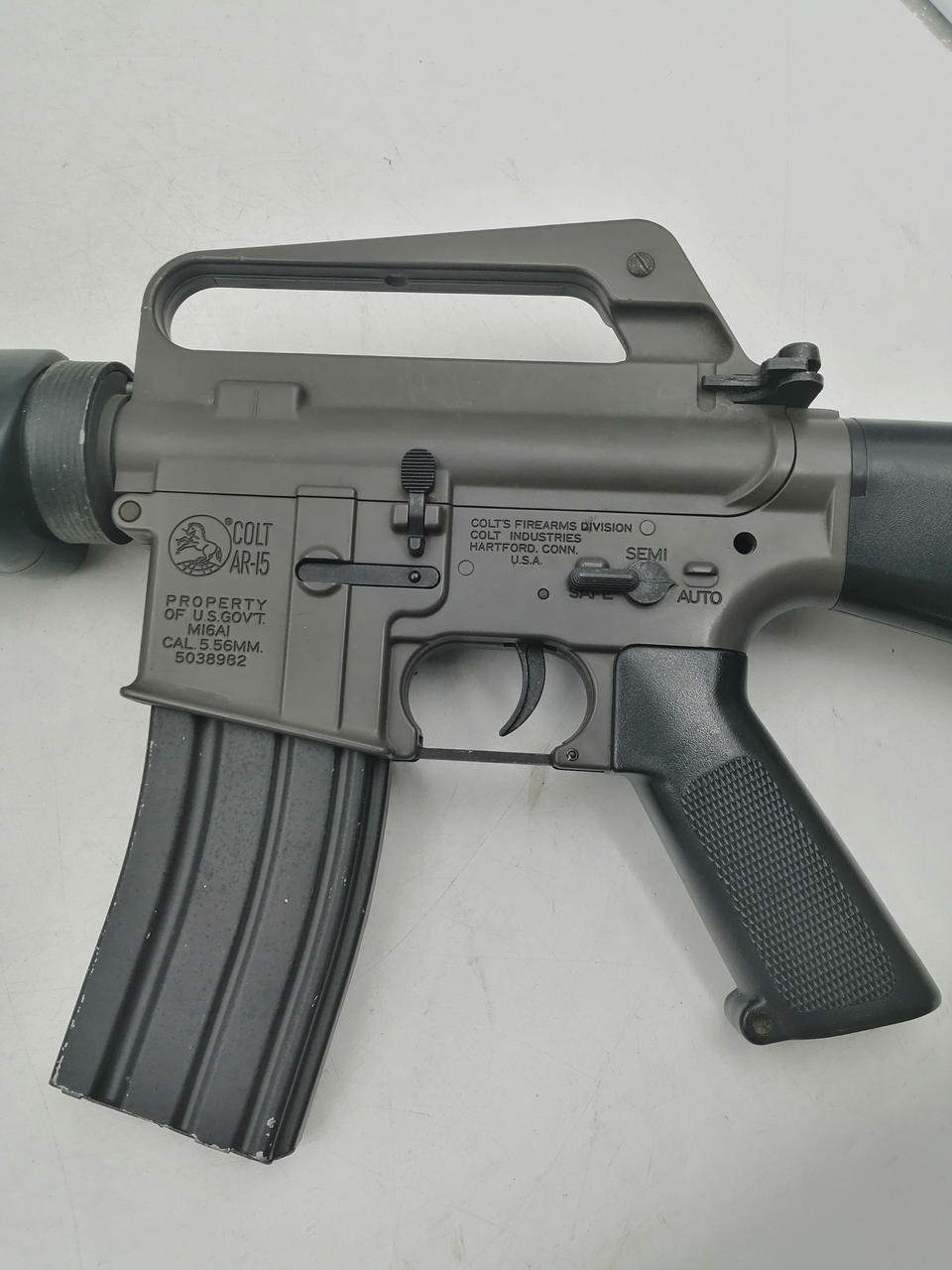 N1861 東京マルイ? COLT アサルトライフル コルト M16A1 - エアーライフル&サブマシンガン(18才用モデル