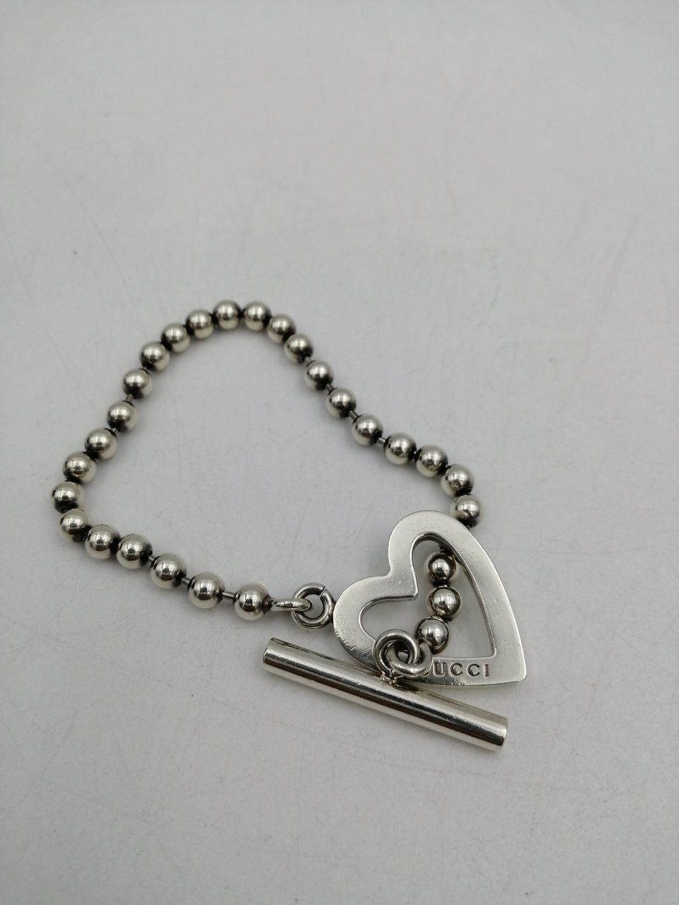 ボールチェーンハートブレスレットΩ ブレスレット