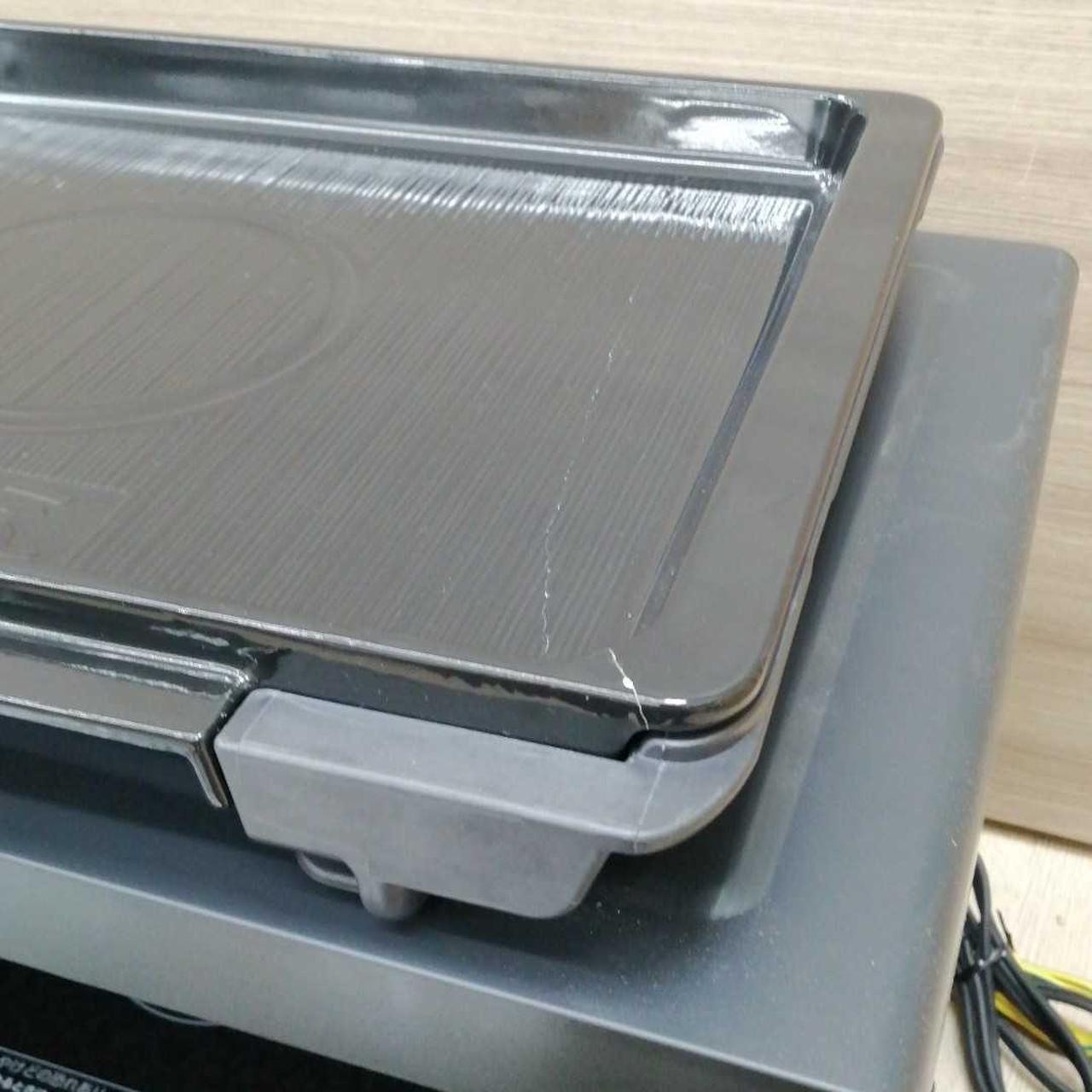 プレートヒビあり