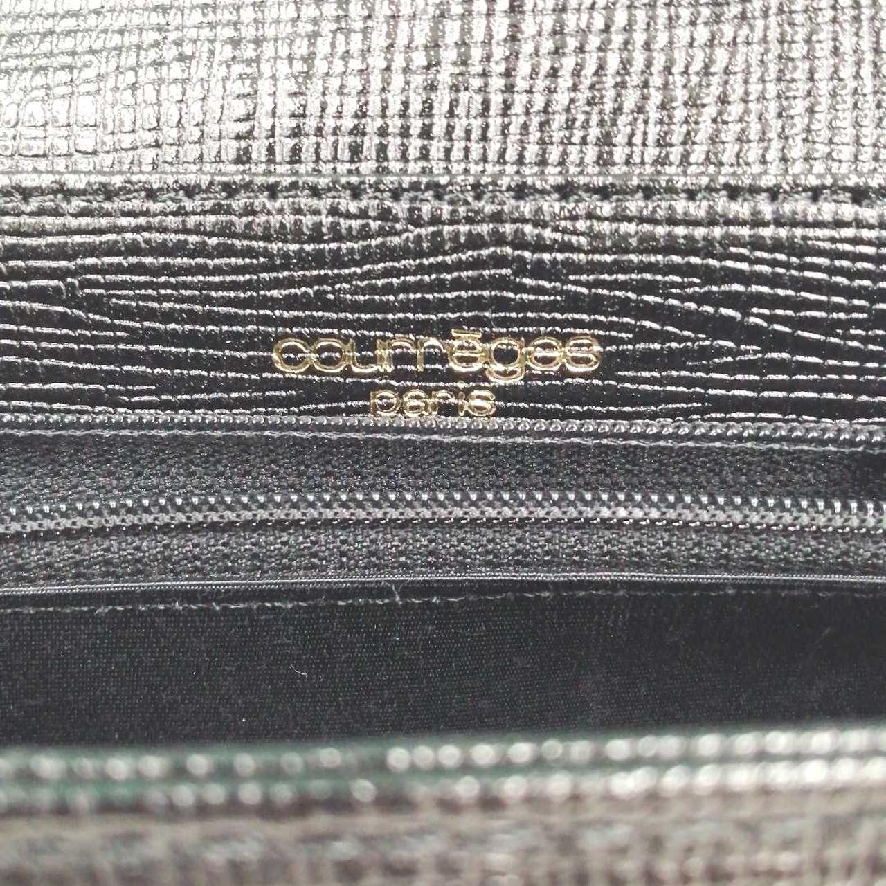 ⭐️極美品⭐️クレージュ　2way ハンドバッグ　フォーマルバッグ　ブラック　台形 ⭐️極美品⭐️クレージュ 2way ハンドバッグ フォーマルバッグ