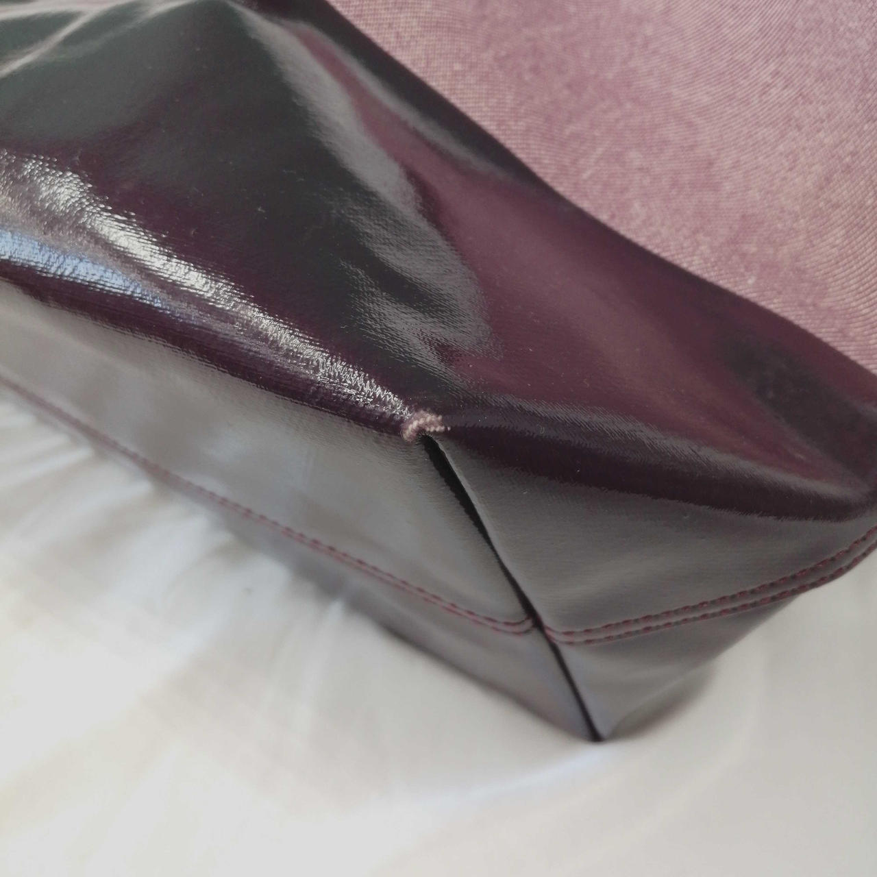 底角ダメージ部分