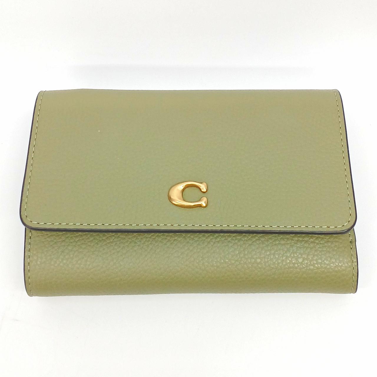 即発】コーチ COACH 財布 レディース 三つ折り財布 レザー