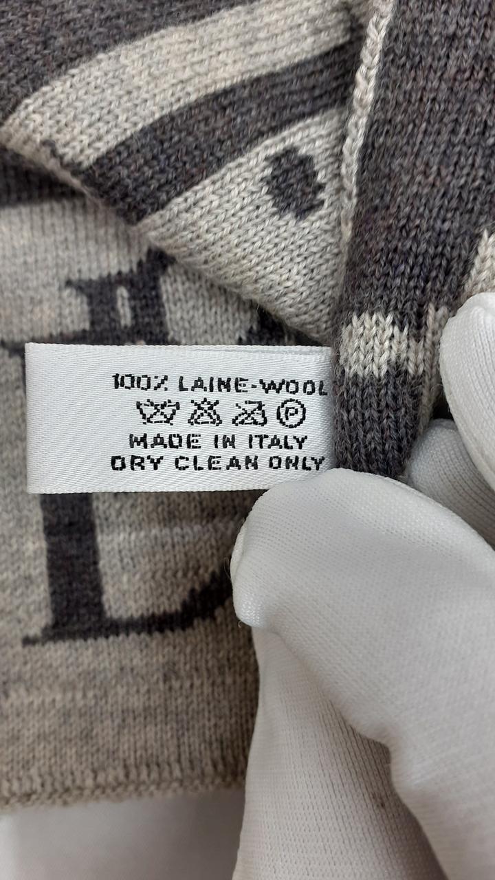 古着 クリスチャン ディオール ムッシュ ウールマフラー パリ ニューヨーク クリスチャン ディオール(CHRISTIAN DIOR)|ウールマフラー