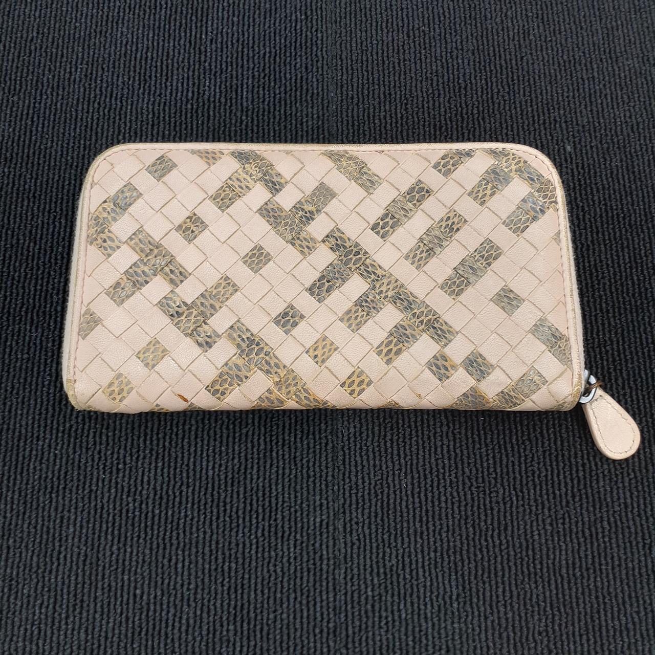 BOTTEGA VENETA 長財布 Bottega Veneta 長財布 ラウンドファスナー イントレチャート