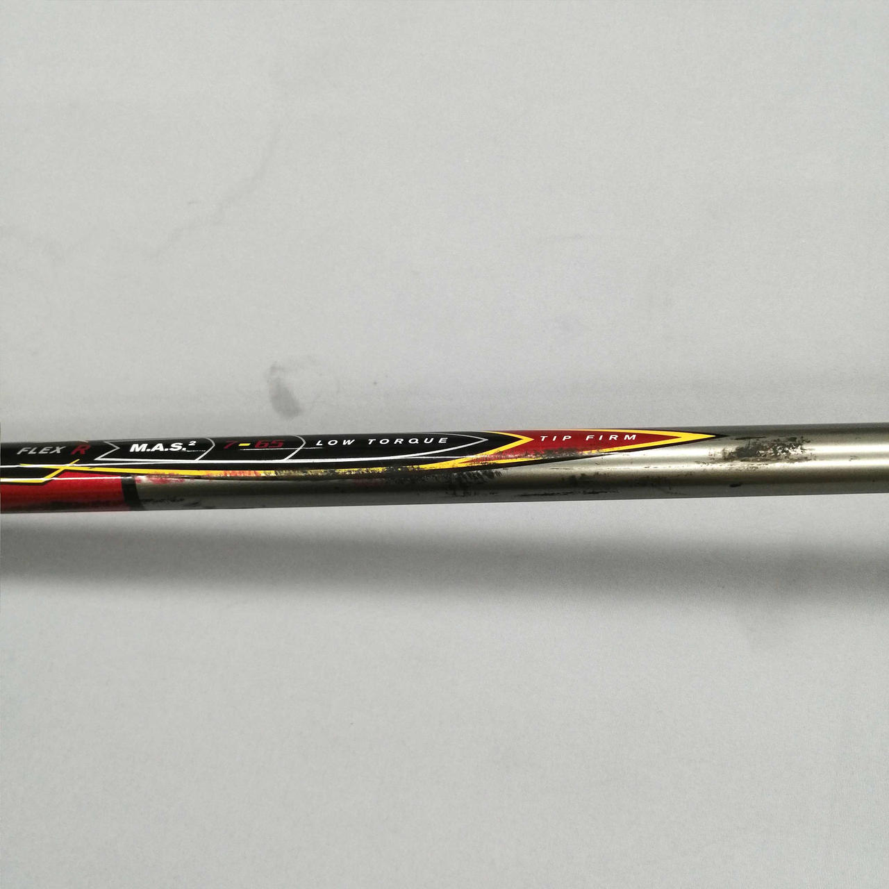 シャフトに汚れがあります。