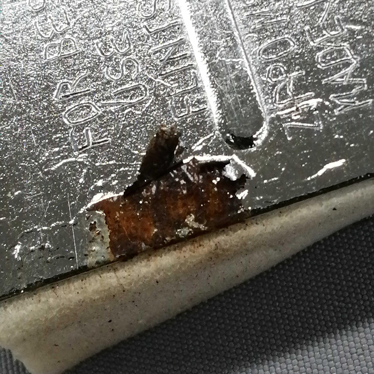 錆びがあります。