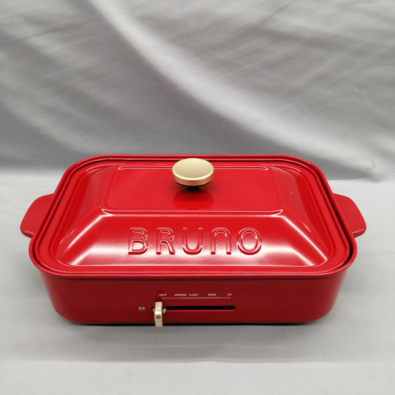 値下げ【中古美品】BRUNO コンパクトホットプレート レッド BRUNO|コンパクトホットプレート|HARDOFFオフモール（オフモ