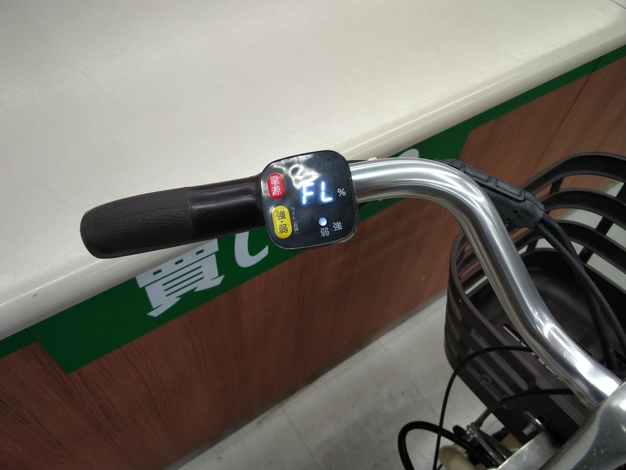 アシストモードは強弱が選べます。