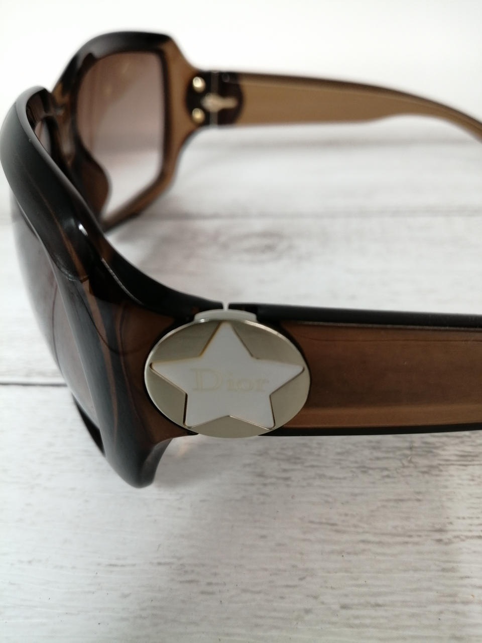 【極美品】Dior サングラス 金具 ブラウン ケース付 ハイブランド セレブ クリスチャン ディオール(CHRISTIAN DIOR)|サングラス|HARDOFF