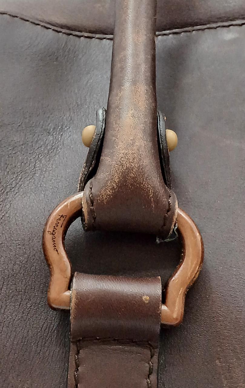 SALVATORE FERRAGAMO|レザーボストンバッグ|【ハードオフ公式通販