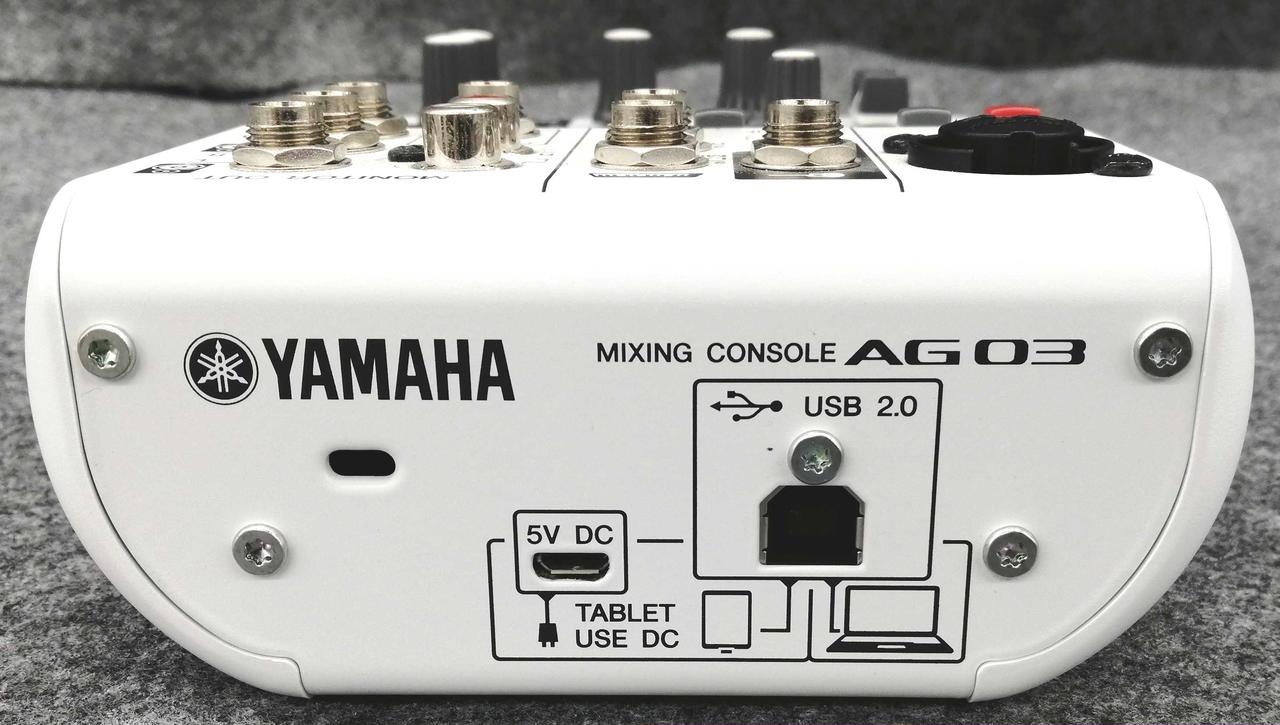 Yamaha AG03ミキシングコンソール YAMAHA ウェブキャスティングミキサー ミキシングコンソールAG03