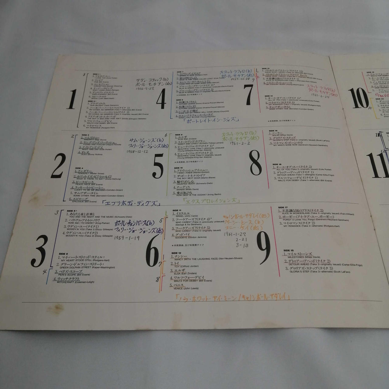 ペンで落書きあり