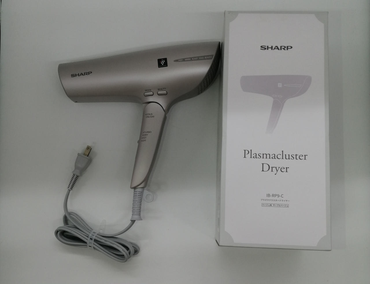 新品未使用品 SHARP ドライヤー IB-RP9-C シャープ beaute A IB-RP9-C [サーブルベージュ] 価格比較