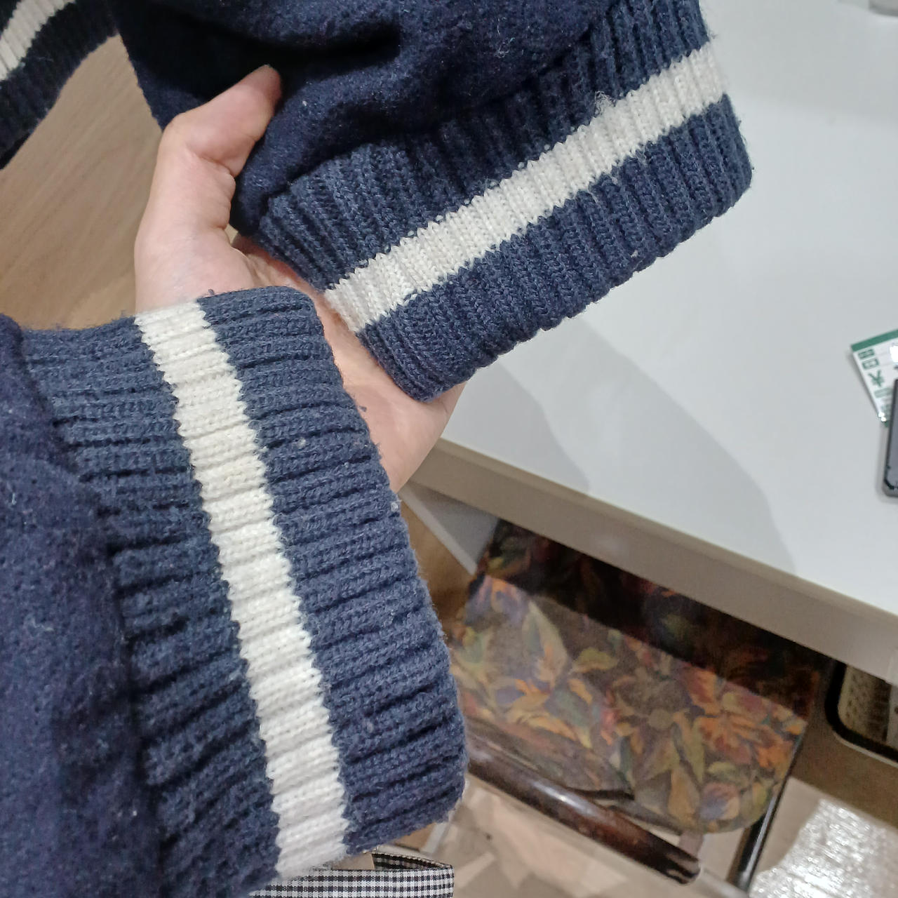 毛玉が付いています