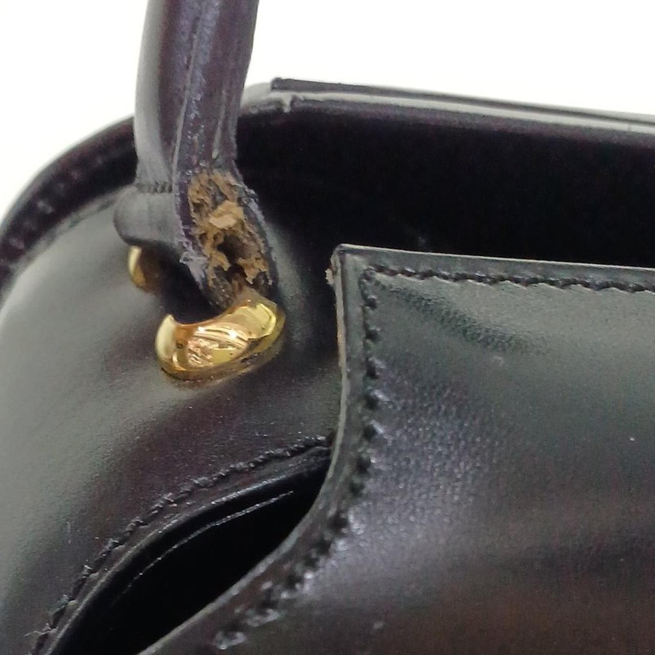 持ち手の根本が朽ちています