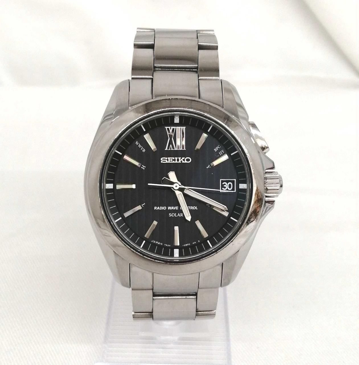 SEIKO セイコー SOLAR 7B24-0AD0 ソーラー電波 腕時計 ソーラー電波腕時計 セイコー 7B24-0AD0 チタン製 - メルカリ