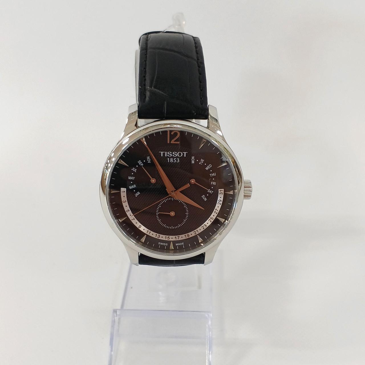 TISSOT トラディション パーペチュアルカレンダー T063637A Tissot Tradition Perpetual Calendar Watch Leather T063637A