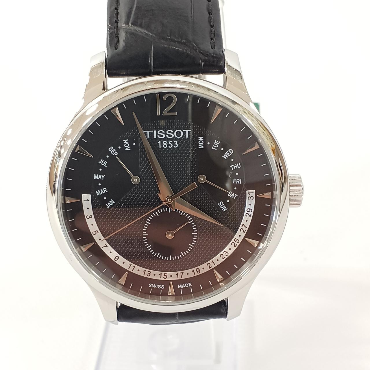 TISSOT トラディション パーペチュアルカレンダー T063637A 楽天市場】☆美品☆【TISSOT】ティソ トラディション
