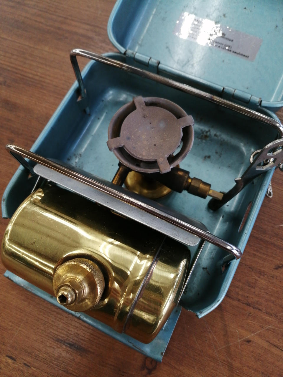 コウモリ石油ガスストーブ完動デッド品レトロ元箱付き OPTIMUS|箱ストーブ|HARDOFFオフモール（オフモ）|1310020000010389