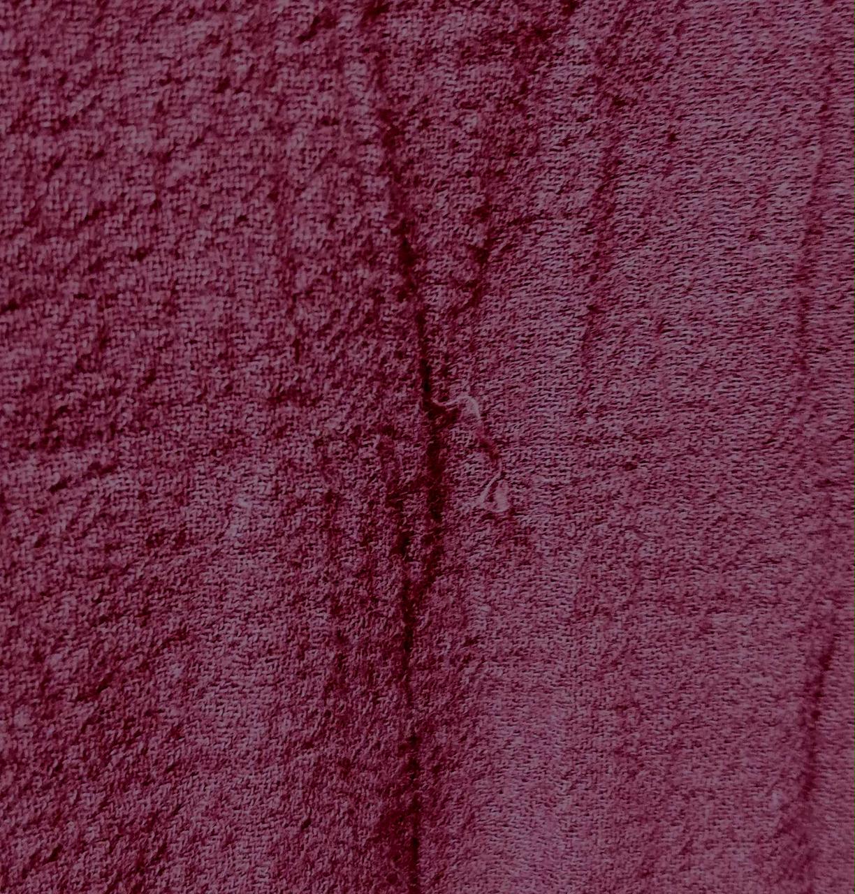 前身頃糸出てる