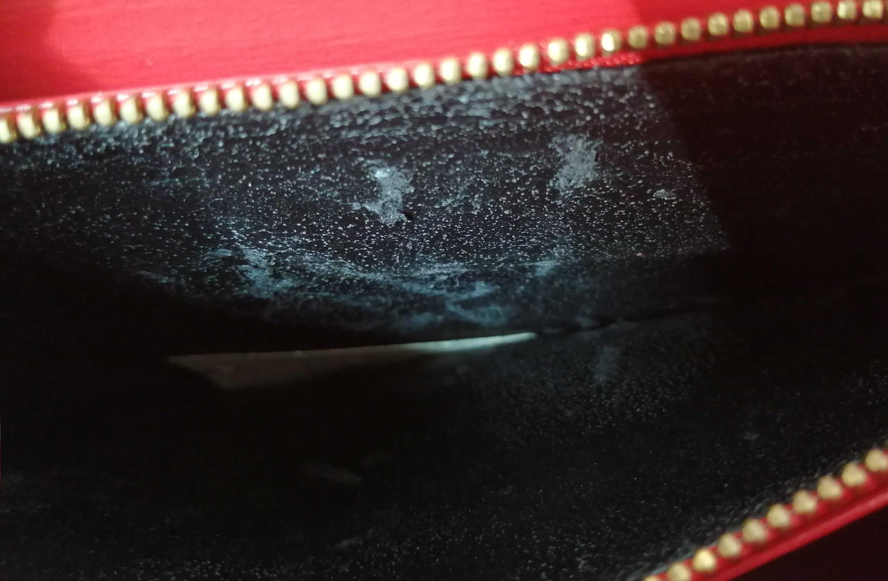 内部ポケット劣化有